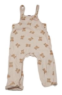 Světlerůžové laclové tepláky s medvídky Next