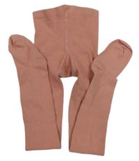 Starorůžové punčocháče C&A