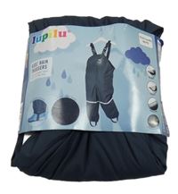 Nové - Tmavomodré podšité nepromokavé laclové kalhoty Lupilu