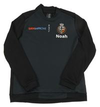 Antracitovo-černé funkční fotbalové triko Decathlon