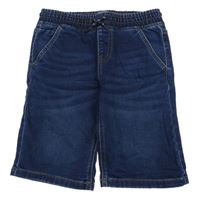 Tmavomodré riflové kraťasy Primark