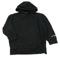 Černá mikina s klokankou a kapucí George 