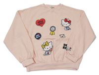 Broskvová oversize mikina s Kitty H&M