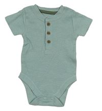 Mentolové melírované žebrované body George