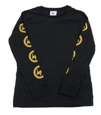 Černé pyžamové s logy hype.