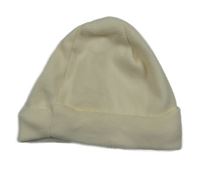 Smetanová fleecová čepice