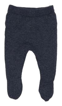 Tmavomodré melírované pletené polodupky PRIMARK