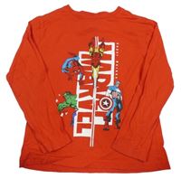 Červené triko s Avengers MARVEL