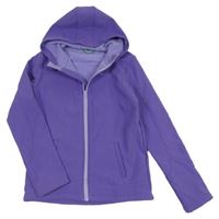 Fialová softshellová bunda s logem a kapucí MOUNTAIN WAREHOUSE