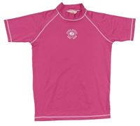 Růžové Uv tričko s nápisy 
