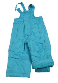 Azurové šusťákové laclové oteplovačky Impidimpi