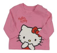 Růžové triko s Hello Kitty Primark