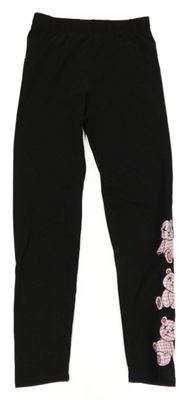 Černé legíny s medvědy Shein