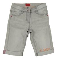 Světlešedé riflové kraťasy S. Oliver