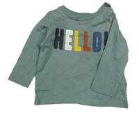 Khaki triko s nápisem Lupilu