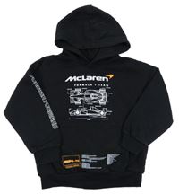 Černá mikina s formulemi a kapucí - McLaren M&S