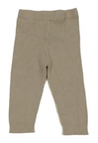 Béžové žebrované pletené tepláky Matalan