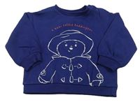 Tmavomodrá mikina s Paddingtonem