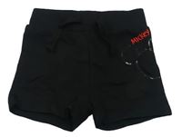 Černé teplákové kraťasy s Mickeym Primark