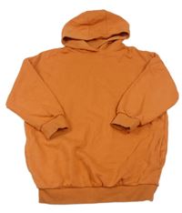 Oranžová mikina s kapucí Matalan