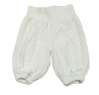 Bílé podšité manšestráky C&A