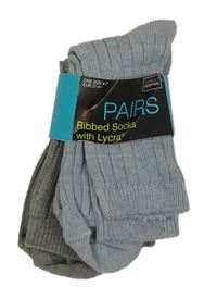 Nové - 2x ponožky - modré + šedé 