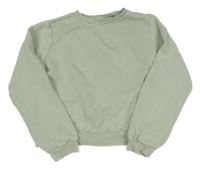 Světlezelená crop mikina H&M