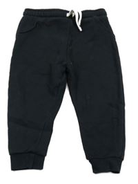 Tmavomodré tepláky  tepláky F&F