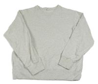 Světlešedá melírovaná mikina Uniqlo