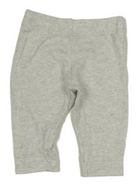 Světlešedé lehké melírované tepláky 