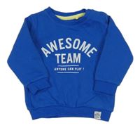 Tmavomodrá mikina s nápisem F&F