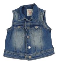 Světlemodrá riflová vesta F&F