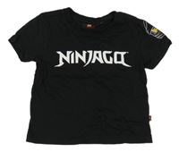 Černé tričko s nápisem - Lego Ninjago 