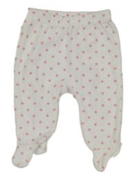 Bílo-růžové sametové polodupky s hvězdami 