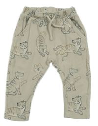 Béžové tepláky se šelmami C&A