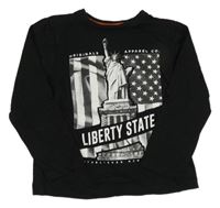 Černé triko se Sochou Svobody Primark