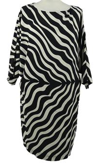 Dámské černo-bílé pruhované šaty zn. Atmosphere 
