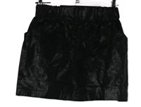 Dámská černá koženková sukně Zara 