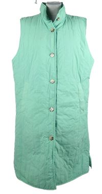 Dámská světlezelená šusťáková zateplená vesta TU 