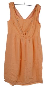 Dámské lososové šaty  Vila 