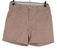 Dámské starorůžové plátěné kraťasy F&F