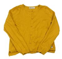 Žlutý propínací svetr H&M
