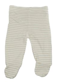 Bílo-oranžové pruhované polodupky Matalan