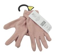 Nové - Světlerůžové fleecové rukavice F&F vel.122-140