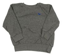 Šedá mikina s výšivkou Next