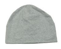 Světlešedá bavlněná čepice 