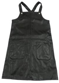 Černé koženkové šaty Primark