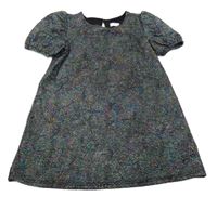 Černo-barevné vzorované šaty F&F