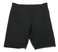 Černé sportovní elastické kraťasy H&M