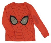 Červeno-černo-stříbrné triko se Spidermanem 